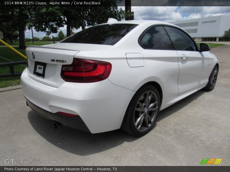 Alpine White / Coral Red/Black 2014 BMW M235i Coupe