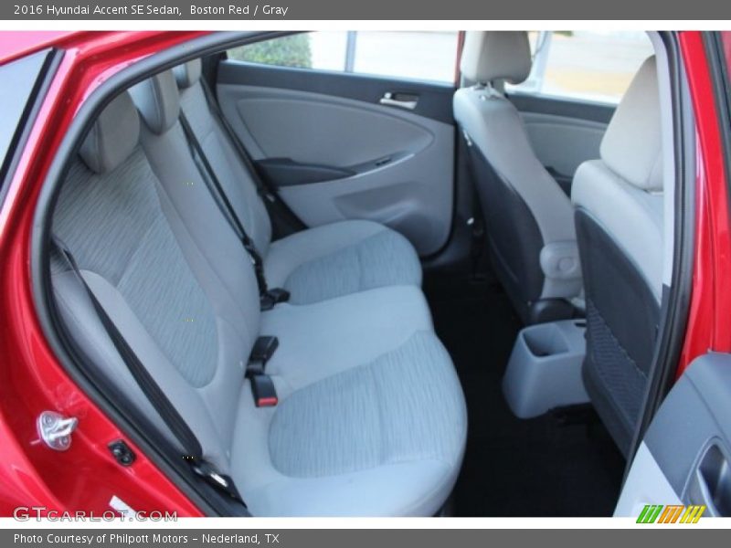 Boston Red / Gray 2016 Hyundai Accent SE Sedan