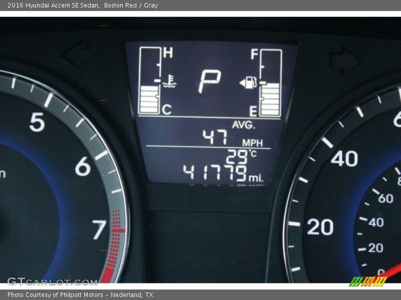 Boston Red / Gray 2016 Hyundai Accent SE Sedan