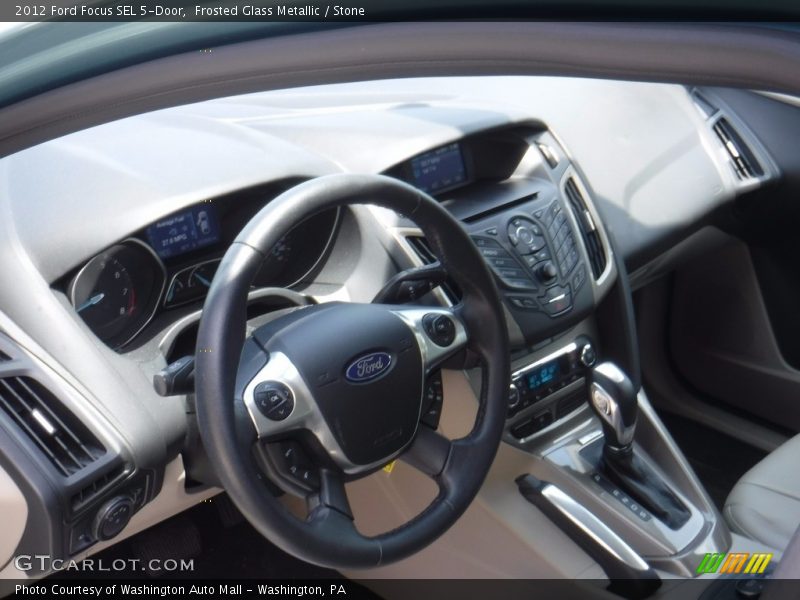 Frosted Glass Metallic / Stone 2012 Ford Focus SEL 5-Door