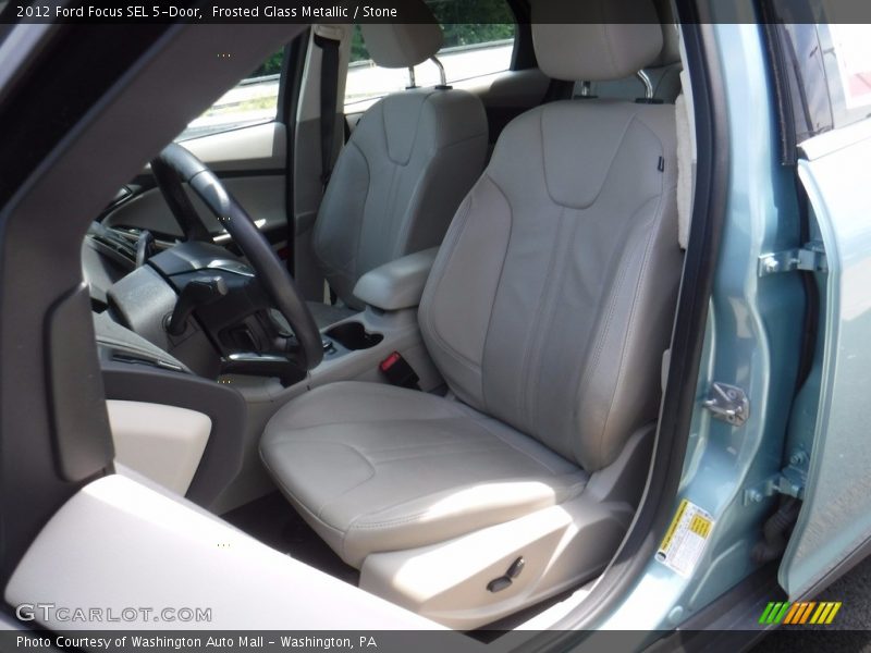 Frosted Glass Metallic / Stone 2012 Ford Focus SEL 5-Door