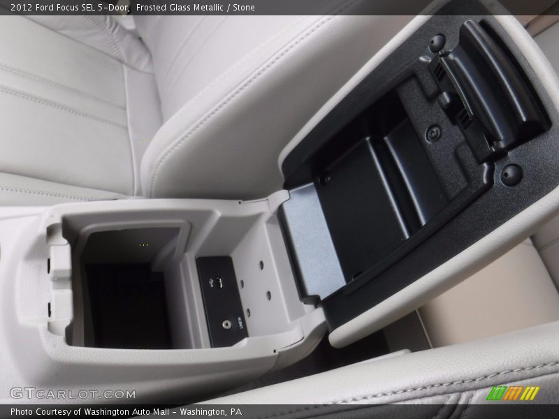 Frosted Glass Metallic / Stone 2012 Ford Focus SEL 5-Door