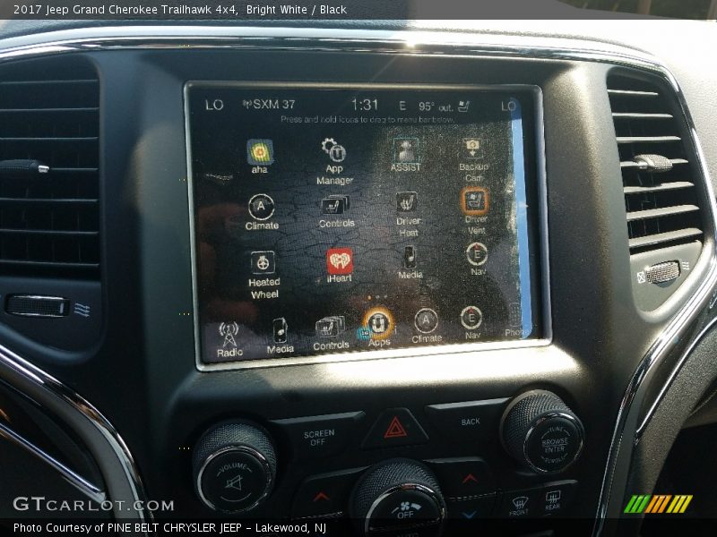 Bright White / Black 2017 Jeep Grand Cherokee Trailhawk 4x4