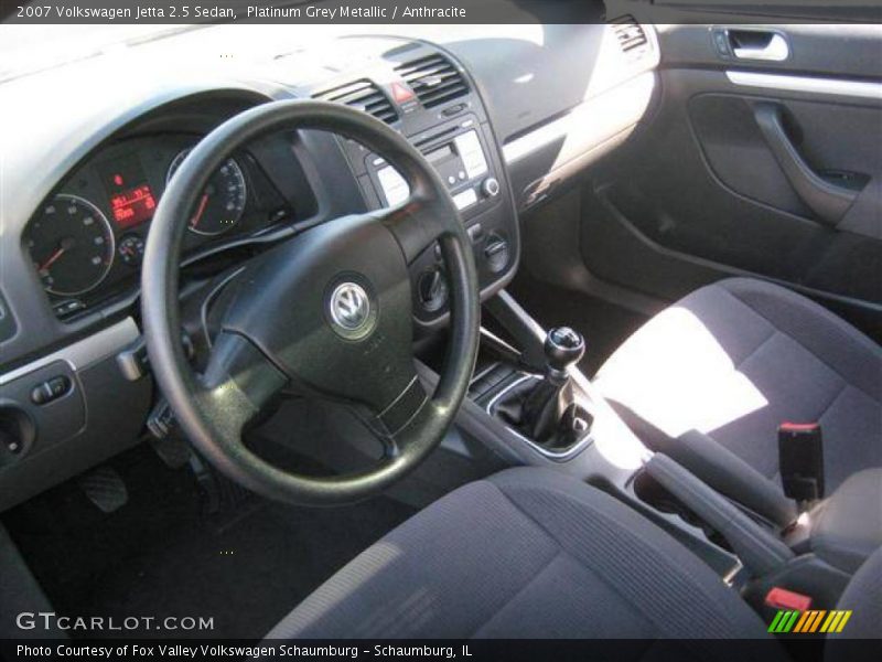 Platinum Grey Metallic / Anthracite 2007 Volkswagen Jetta 2.5 Sedan