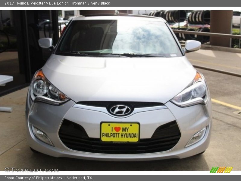 Ironman Silver / Black 2017 Hyundai Veloster Value Edition