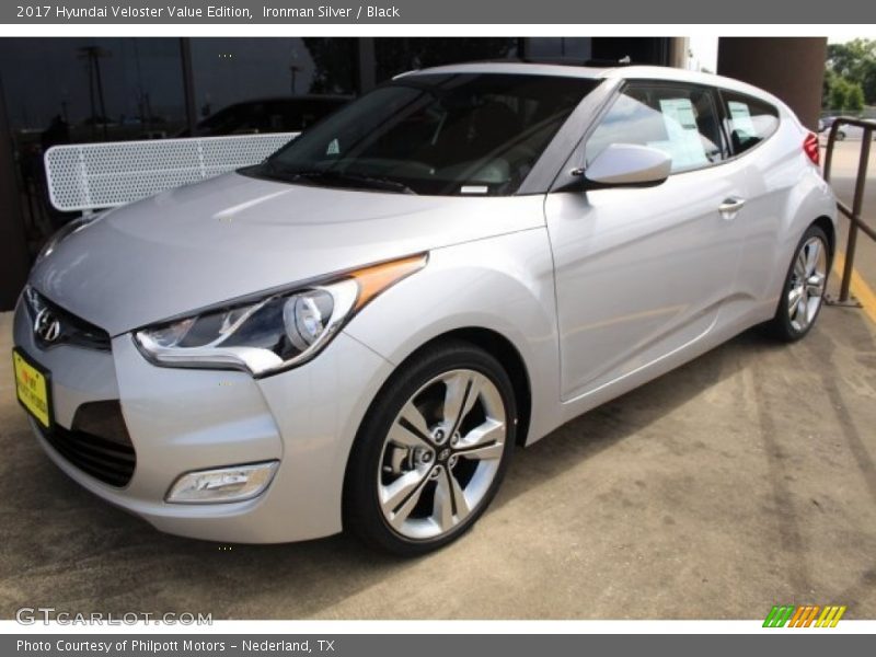 Ironman Silver / Black 2017 Hyundai Veloster Value Edition