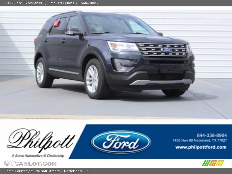 Smoked Quartz / Ebony Black 2017 Ford Explorer XLT