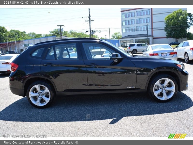 Black Sapphire Metallic / Black 2015 BMW X1 xDrive35i