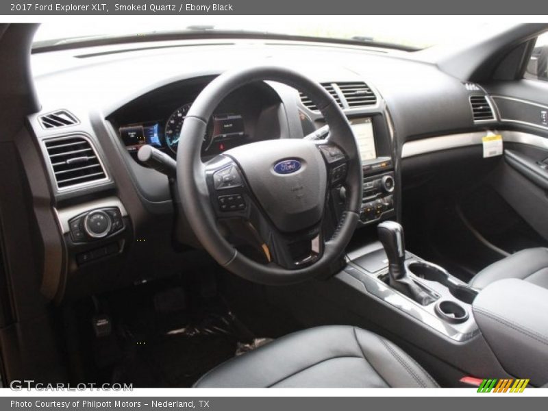 Smoked Quartz / Ebony Black 2017 Ford Explorer XLT