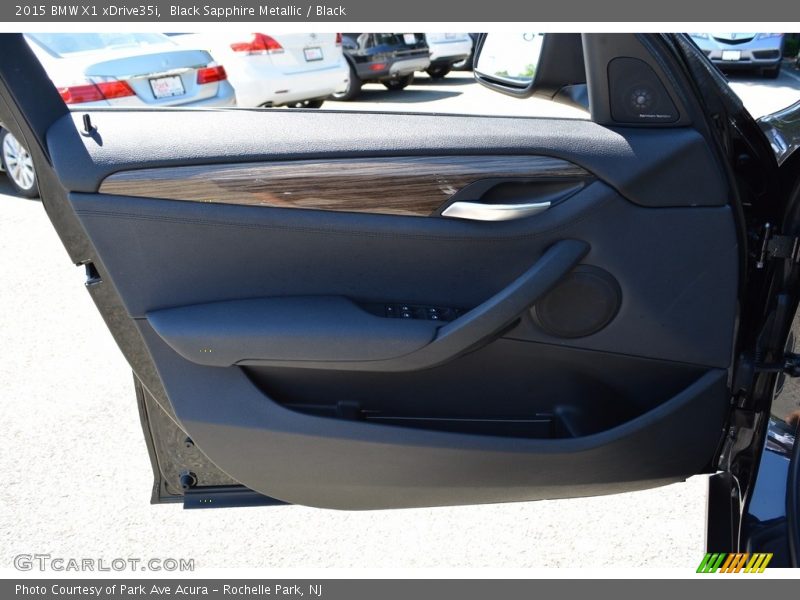 Black Sapphire Metallic / Black 2015 BMW X1 xDrive35i