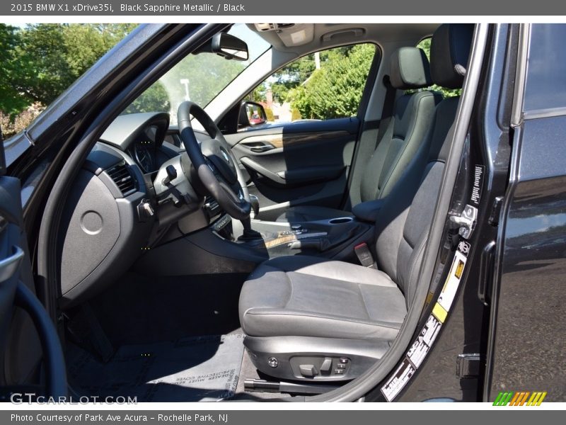 Black Sapphire Metallic / Black 2015 BMW X1 xDrive35i