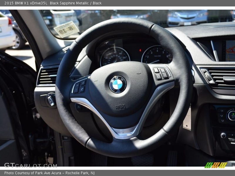 Black Sapphire Metallic / Black 2015 BMW X1 xDrive35i
