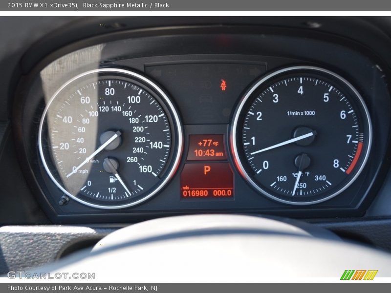Black Sapphire Metallic / Black 2015 BMW X1 xDrive35i