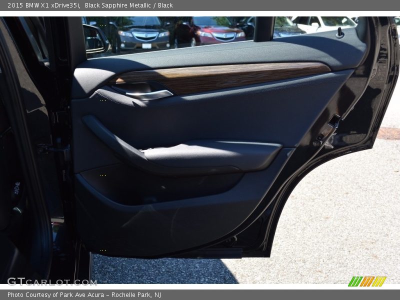 Black Sapphire Metallic / Black 2015 BMW X1 xDrive35i
