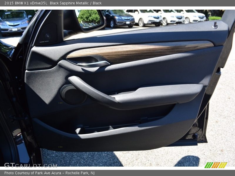 Black Sapphire Metallic / Black 2015 BMW X1 xDrive35i