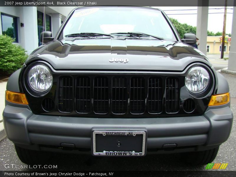 Black Clearcoat / Khaki 2007 Jeep Liberty Sport 4x4