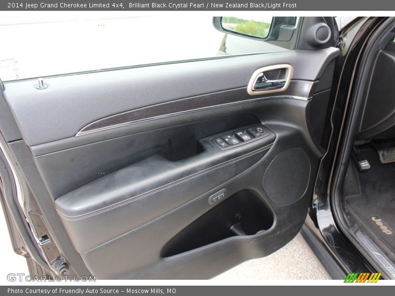 Brilliant Black Crystal Pearl / New Zealand Black/Light Frost 2014 Jeep Grand Cherokee Limited 4x4