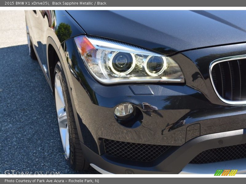 Black Sapphire Metallic / Black 2015 BMW X1 xDrive35i