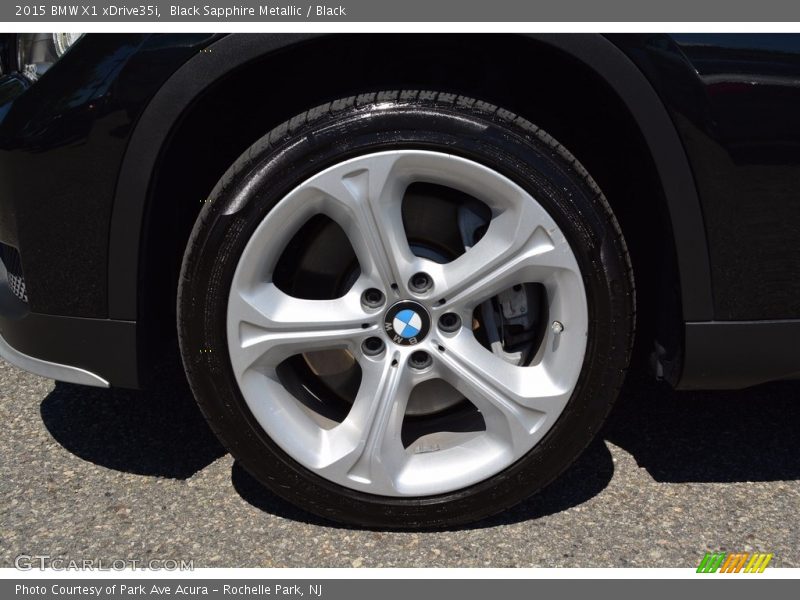 Black Sapphire Metallic / Black 2015 BMW X1 xDrive35i