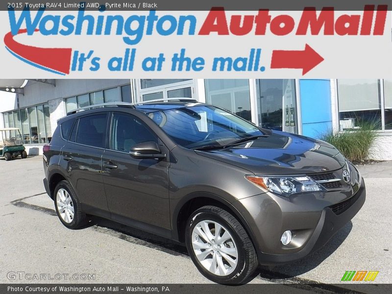 Pyrite Mica / Black 2015 Toyota RAV4 Limited AWD