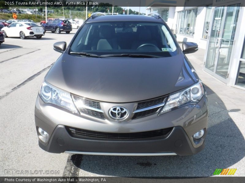 Pyrite Mica / Black 2015 Toyota RAV4 Limited AWD