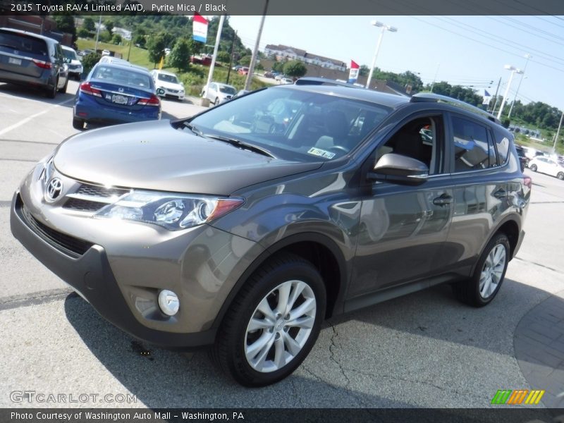Pyrite Mica / Black 2015 Toyota RAV4 Limited AWD