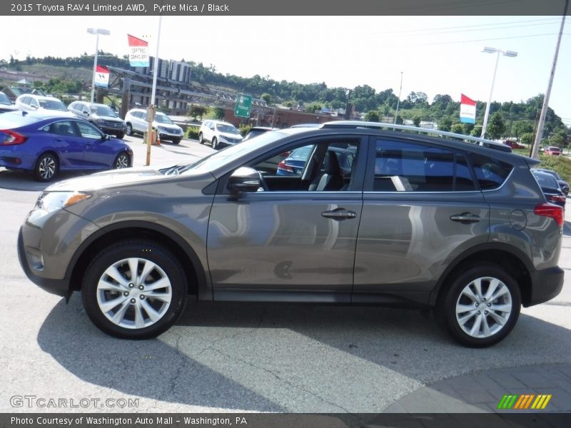 Pyrite Mica / Black 2015 Toyota RAV4 Limited AWD