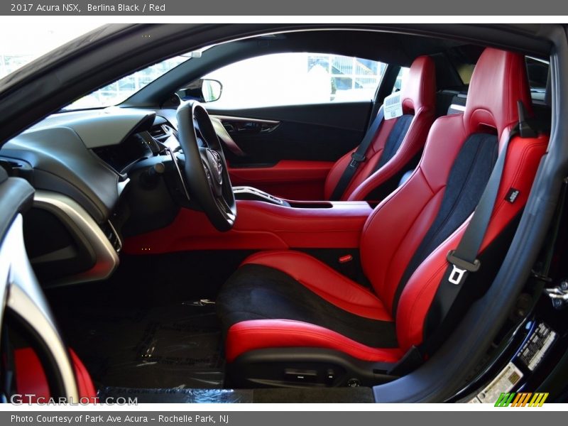 Front Seat of 2017 NSX 