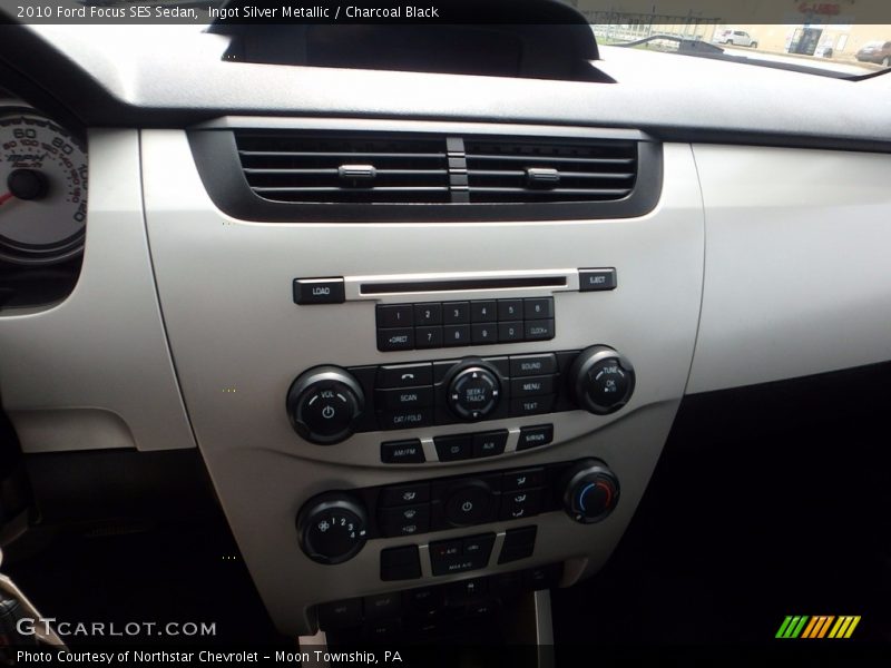 Ingot Silver Metallic / Charcoal Black 2010 Ford Focus SES Sedan