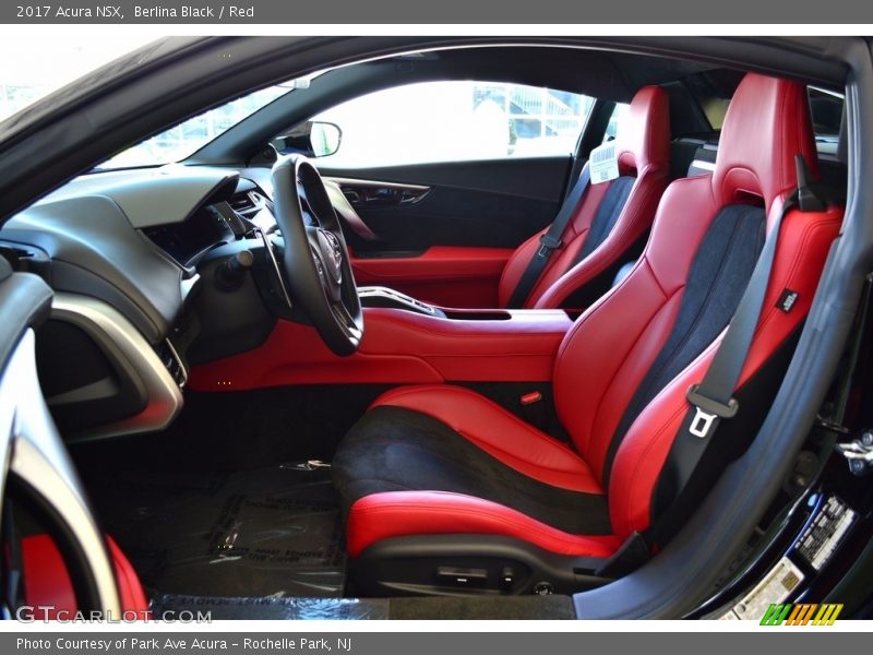 Front Seat of 2017 NSX 