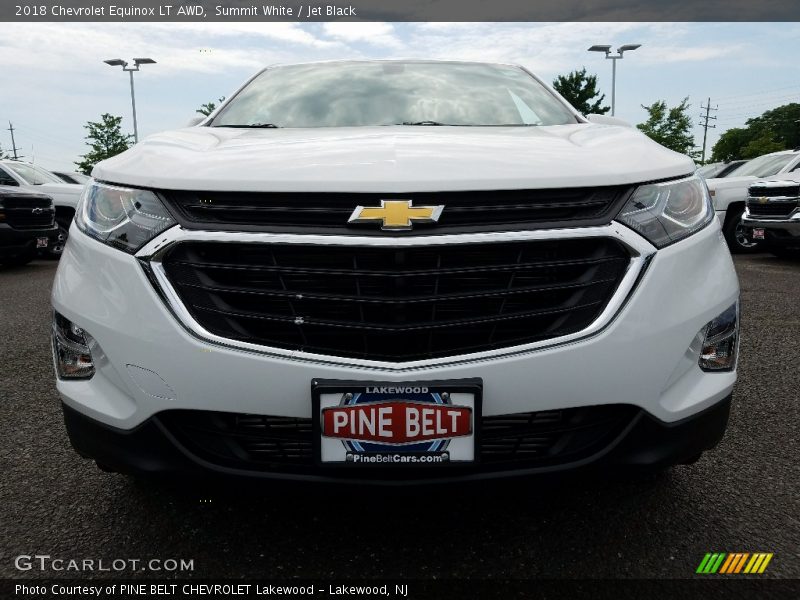 Summit White / Jet Black 2018 Chevrolet Equinox LT AWD