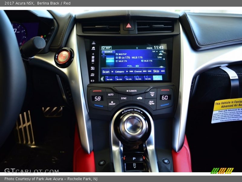 Berlina Black / Red 2017 Acura NSX