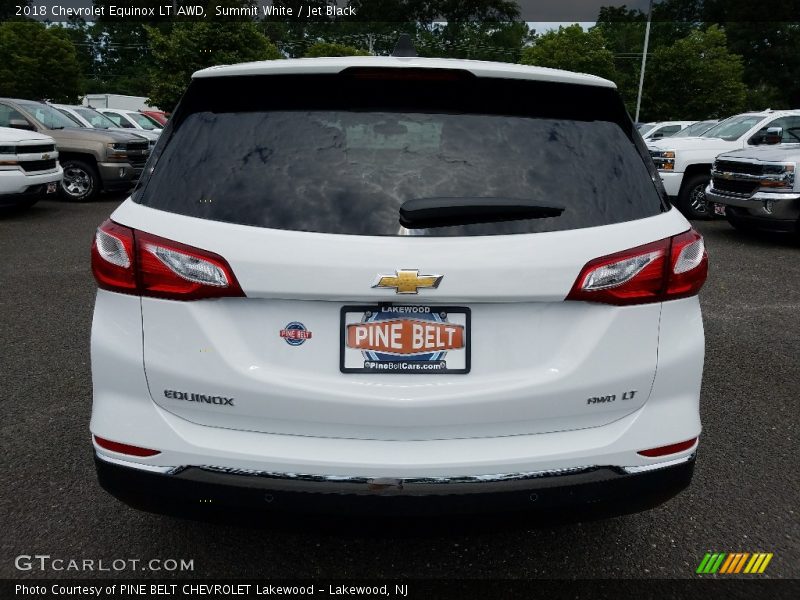 Summit White / Jet Black 2018 Chevrolet Equinox LT AWD