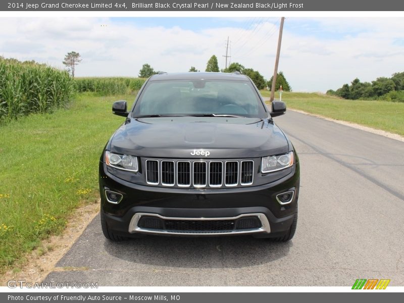 Brilliant Black Crystal Pearl / New Zealand Black/Light Frost 2014 Jeep Grand Cherokee Limited 4x4