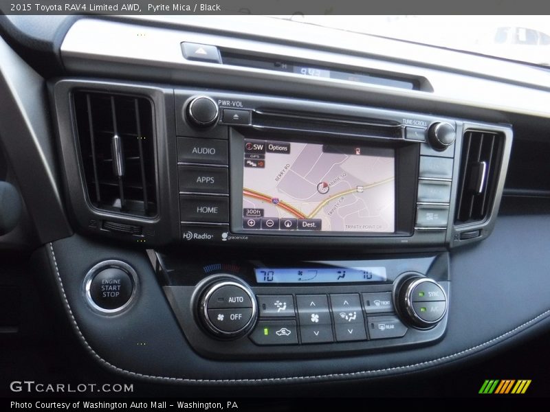 Pyrite Mica / Black 2015 Toyota RAV4 Limited AWD