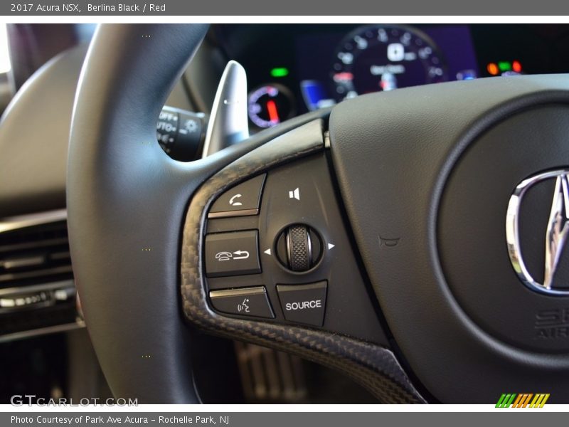 Controls of 2017 NSX 