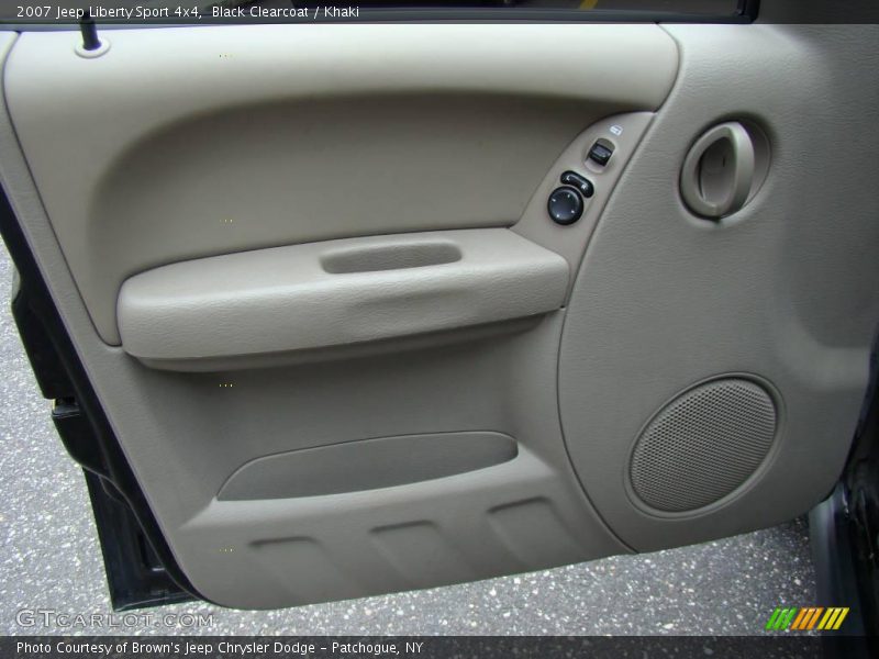 Black Clearcoat / Khaki 2007 Jeep Liberty Sport 4x4