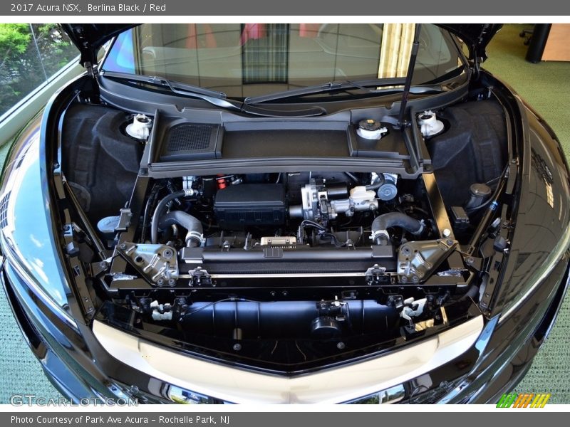 2017 NSX  Engine - 3.5 Liter Twin-Turbocharged DOHC 24-Valve VTC V6 Gasoline/Electric Hybrid
