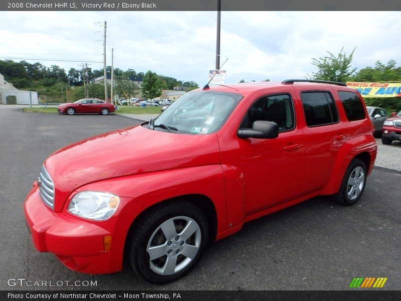Victory Red / Ebony Black 2008 Chevrolet HHR LS