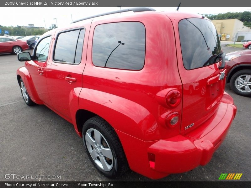 Victory Red / Ebony Black 2008 Chevrolet HHR LS