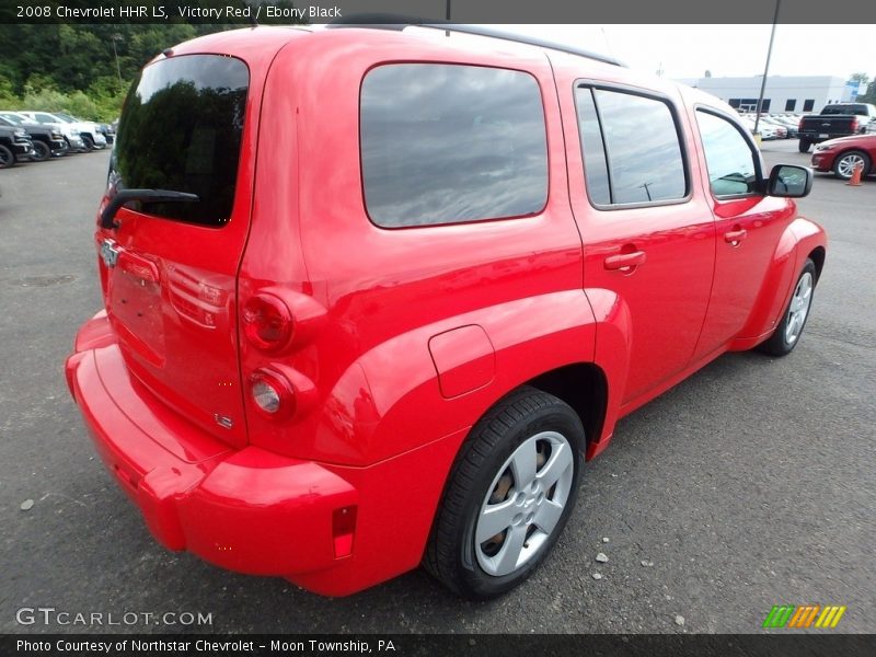 Victory Red / Ebony Black 2008 Chevrolet HHR LS