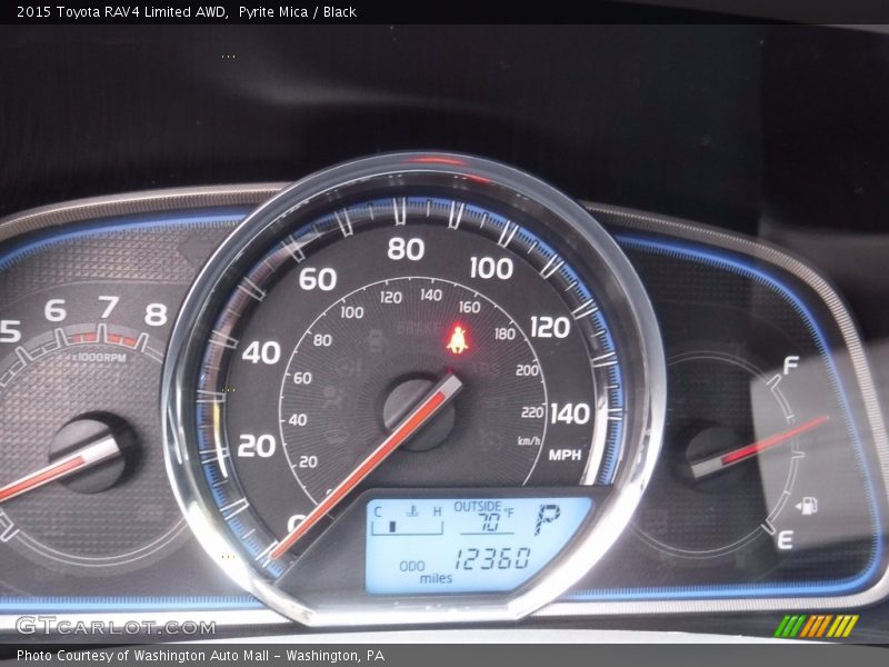 Pyrite Mica / Black 2015 Toyota RAV4 Limited AWD
