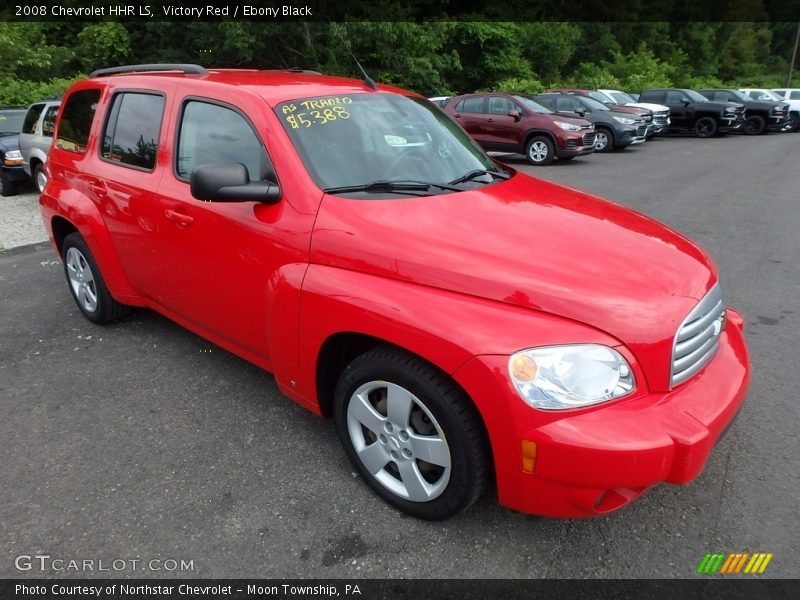 Victory Red / Ebony Black 2008 Chevrolet HHR LS