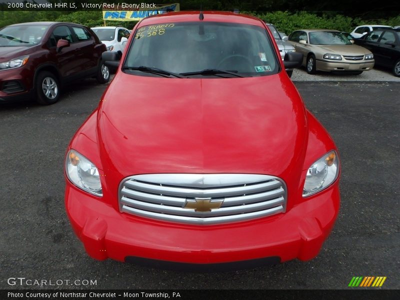 Victory Red / Ebony Black 2008 Chevrolet HHR LS