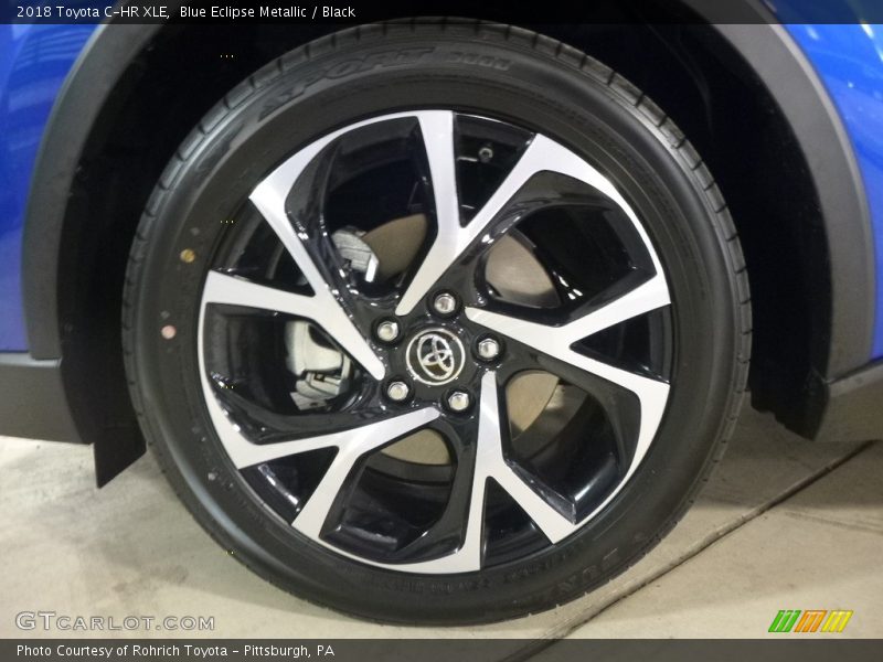 Blue Eclipse Metallic / Black 2018 Toyota C-HR XLE