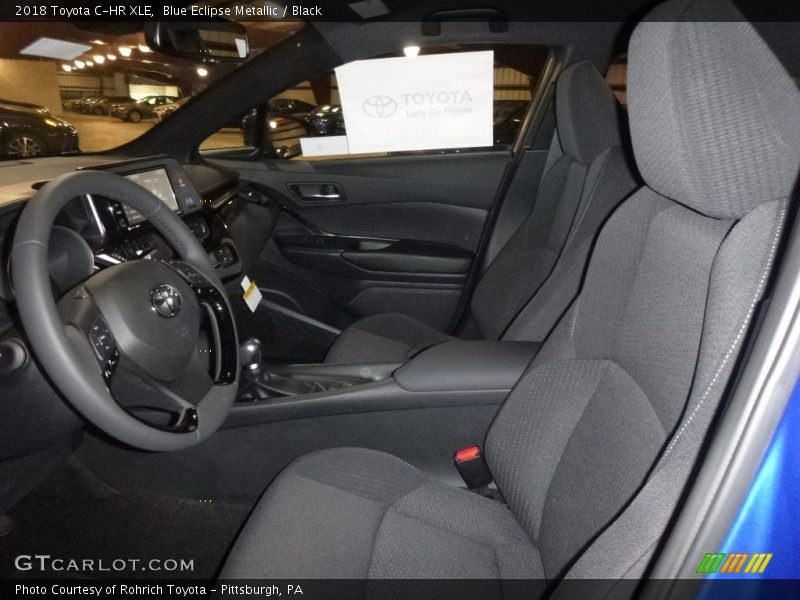 Blue Eclipse Metallic / Black 2018 Toyota C-HR XLE