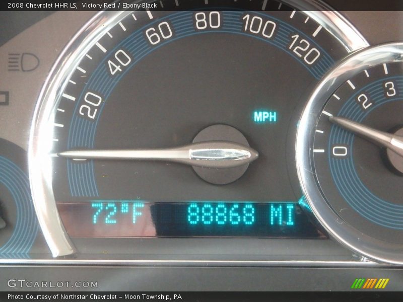 Victory Red / Ebony Black 2008 Chevrolet HHR LS