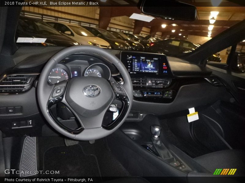 Blue Eclipse Metallic / Black 2018 Toyota C-HR XLE