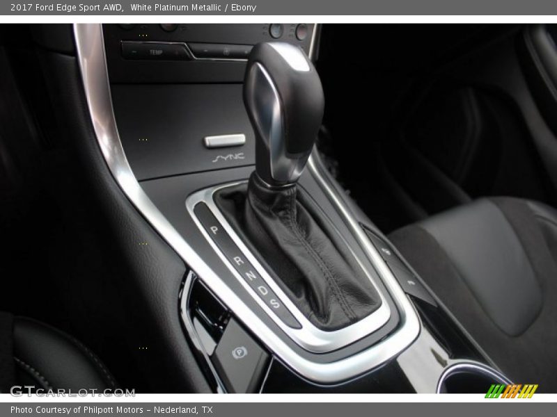 White Platinum Metallic / Ebony 2017 Ford Edge Sport AWD