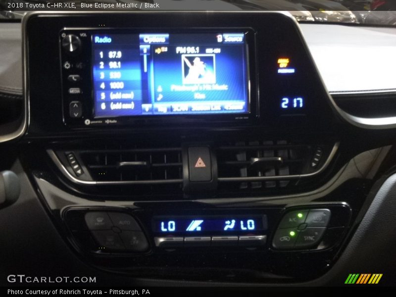 Blue Eclipse Metallic / Black 2018 Toyota C-HR XLE